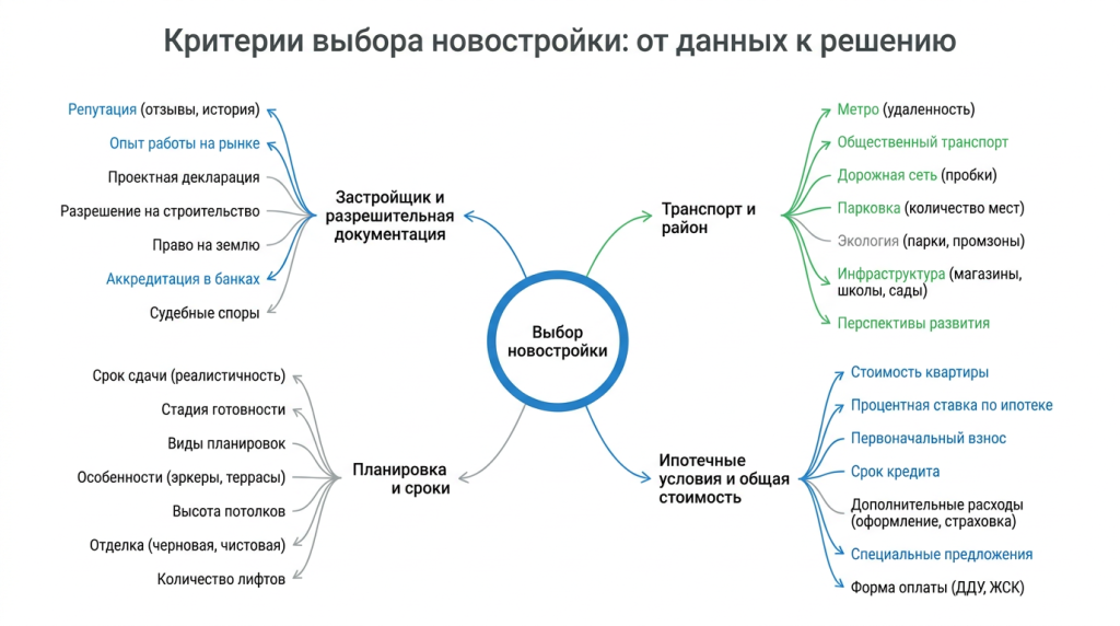 Критерии выбора новостройки: от данных к решению