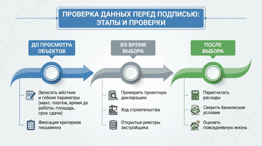 Проверка данных перед подписью: этапы и проверки